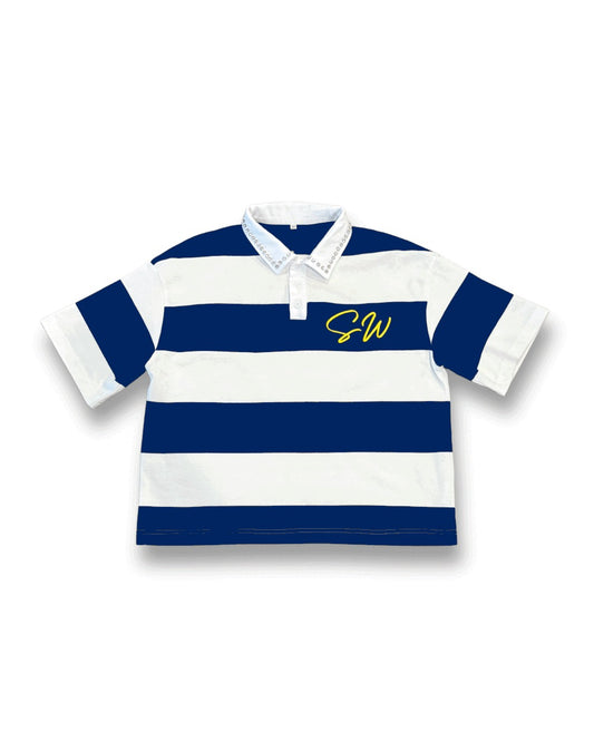 BLUE STRIPED POLO