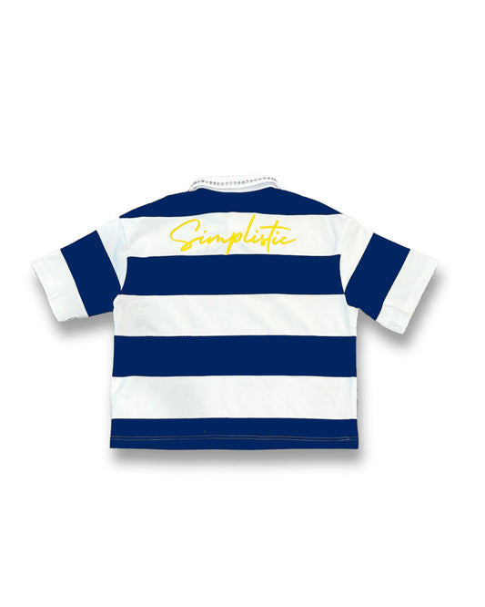 BLUE STRIPED POLO